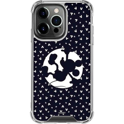 Disney Mickey Mouse Falling Silhouette iPhone 13 Pro Clear Case