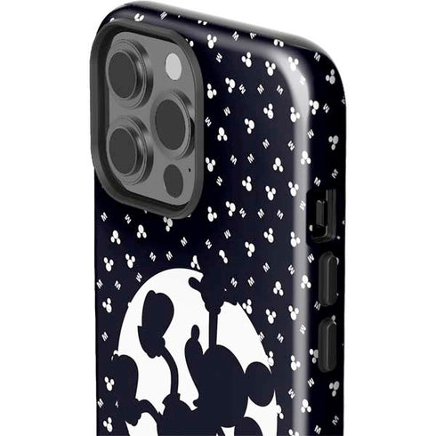 Disney Mickey Mouse Falling Silhouette iPhone 13 Pro Max Impact Case