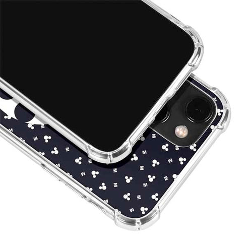 Disney Mickey Mouse Falling Silhouette iPhone 14 Clear Case