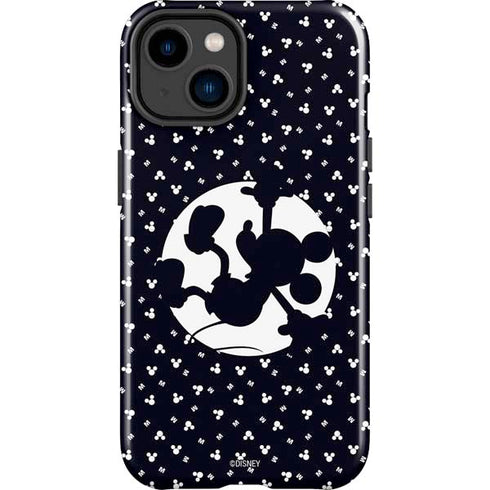 Disney Mickey Mouse Falling Silhouette iPhone 15 Plus Impact Case