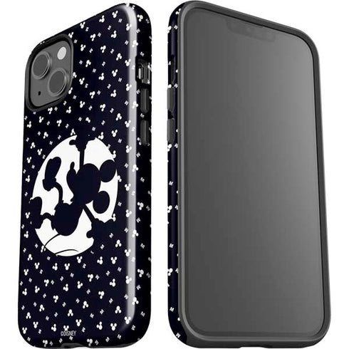Disney Mickey Mouse Falling Silhouette iPhone 15 Plus Impact Case