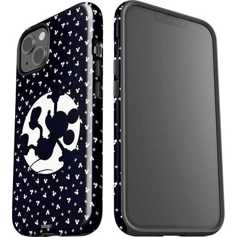 Disney Mickey Mouse Falling Silhouette iPhone 15 Impact Case
