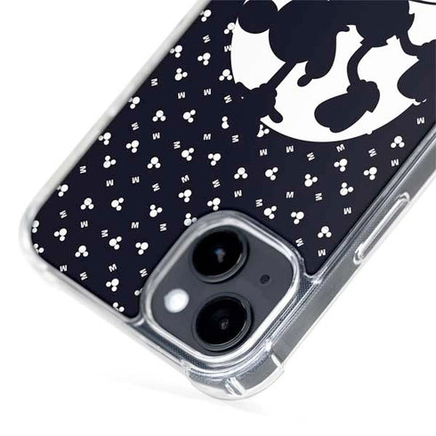 Disney Mickey Mouse Falling Silhouette iPhone 14 Plus MagSafe Case