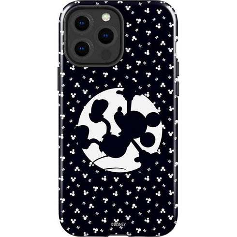 Disney Mickey Mouse Falling Silhouette iPhone 15 Pro Max Impact Case
