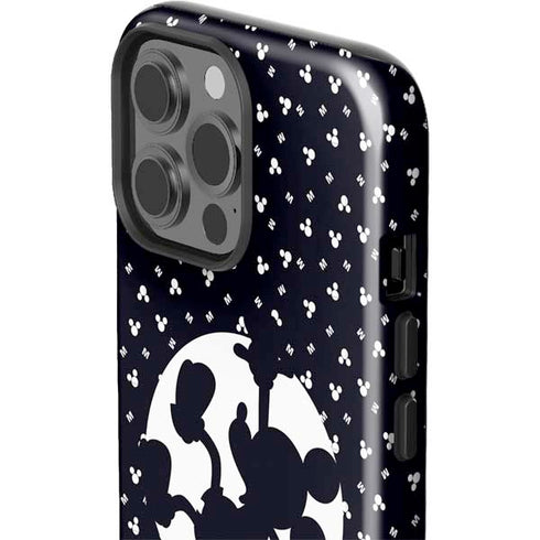 Disney Mickey Mouse Falling Silhouette iPhone 15 Pro Max Impact Case
