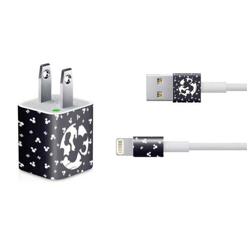 Disney Mickey Mouse Falling Silhouette iPhone Charger (5W USB) Skin