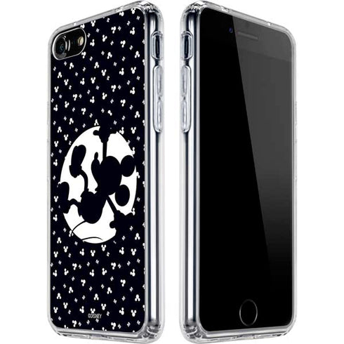 Disney Mickey Mouse Falling Silhouette iPhone SE (2nd & 3rd Gen) Clear Case