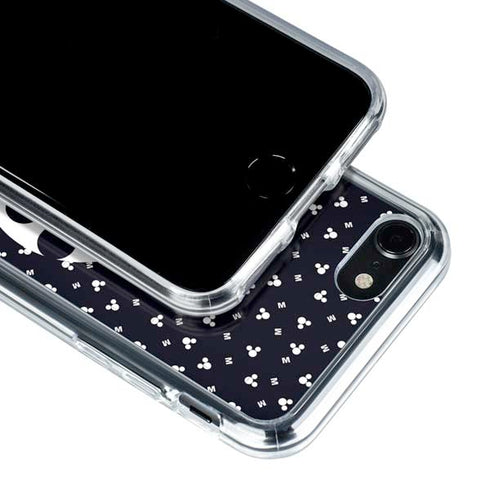 Disney Mickey Mouse Falling Silhouette iPhone SE (2nd & 3rd Gen) Clear Case