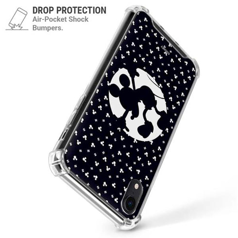 Disney Mickey Mouse Falling Silhouette iPhone XR Clear Case