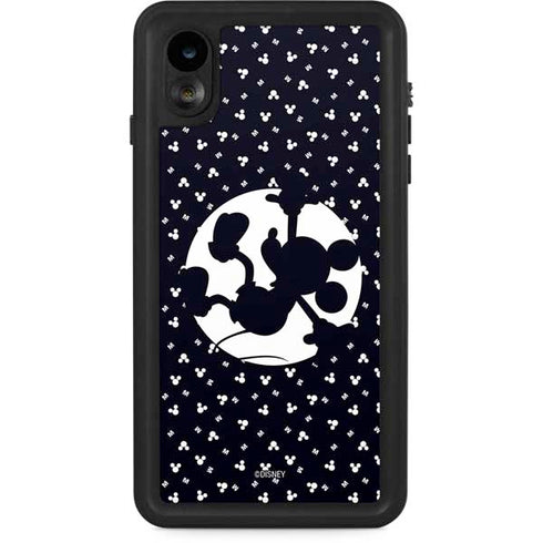 Disney Mickey Mouse Falling Silhouette iPhone XR Waterproof Case