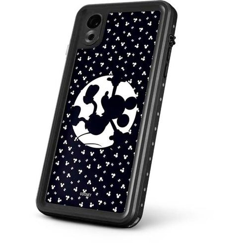 Disney Mickey Mouse Falling Silhouette iPhone XR Waterproof Case