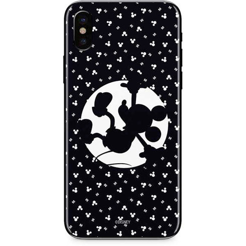Disney Mickey Mouse Falling Silhouette iPhone XS Max Skin