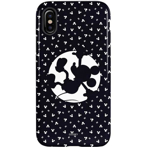 Disney Mickey Mouse Falling Silhouette iPhone XS Pro Case