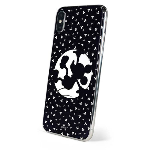 Disney Mickey Mouse Falling Silhouette iPhone XS Skin