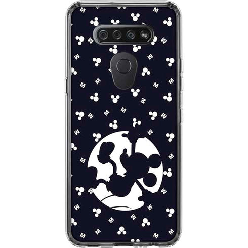 Disney Mickey Mouse Falling Silhouette LG K51/Q51 Clear Case