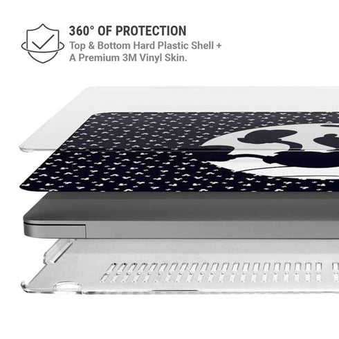 Disney Mickey Mouse Falling Silhouette MacBook Pro 16in (2021-25) Case plus Skin