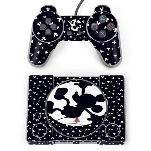 Disney Mickey Mouse Falling Silhouette PlayStation Classic Bundle Skin