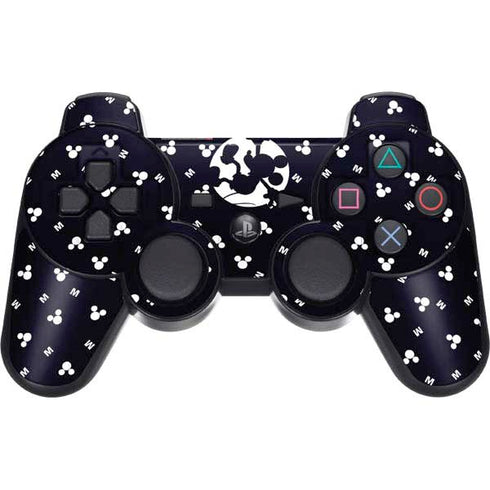 Disney Mickey Mouse Falling Silhouette PS3 Dual Shock wireless controller Skin