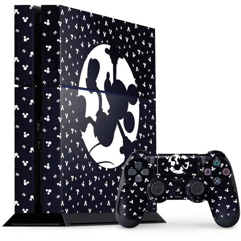 Disney Mickey Mouse Falling Silhouette PS4 Console and Controller Bundle Skin