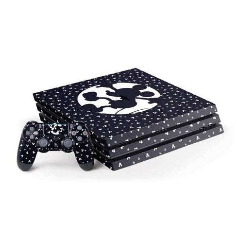 Disney Mickey Mouse Falling Silhouette PS4 Pro Bundle Skin