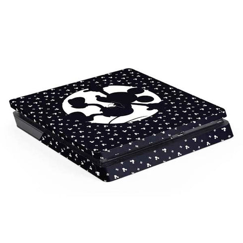 Disney Mickey Mouse Falling Silhouette PS4 Slim Skin