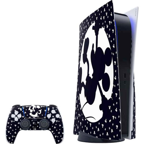 Disney Mickey Mouse Falling Silhouette PS5 Bundle Skin