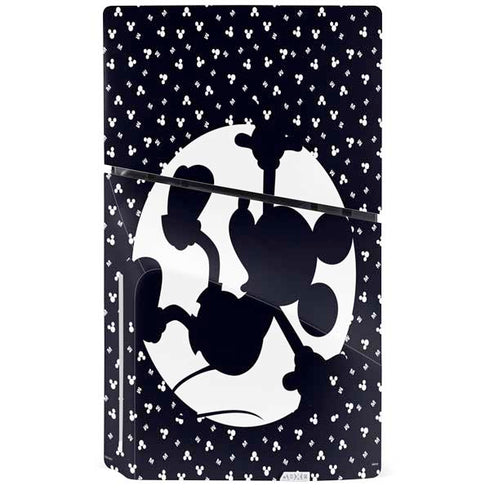 Disney Mickey Mouse Falling Silhouette PS5 Slim Disk Console Skin