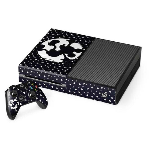 Disney Mickey Mouse Falling Silhouette Xbox One Console and Controller Bundle Skin