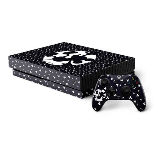 Disney Mickey Mouse Falling Silhouette Xbox One X Bundle Skin