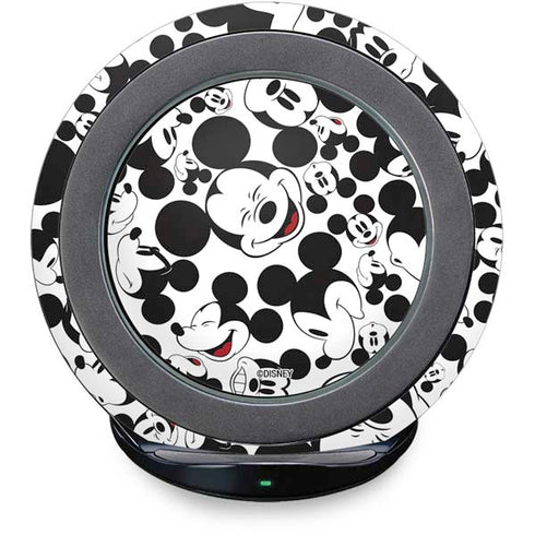 Disney Mickey Mouse Face Pattern Fast Charge Wireless Charging Stand Skin