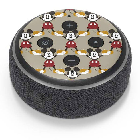 Disney Mickey Mouse Pattern Formation Amazon Echo Dot Skin