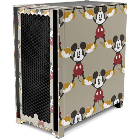 Disney Mickey Mouse Pattern Formation Corsair 4000D Tempered Glass Mid-Tower ATX Case Skin