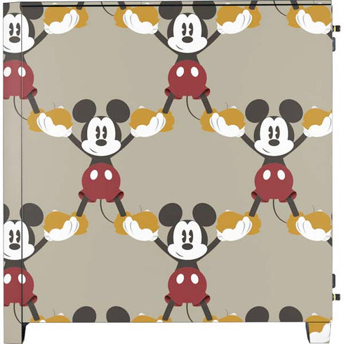 Disney Mickey Mouse Pattern Formation Corsair 4000D Tempered Glass Mid-Tower ATX Case Skin