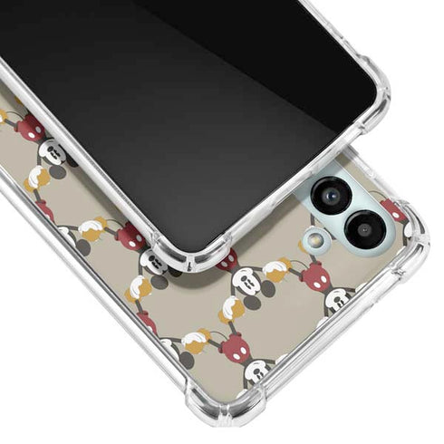 Disney Mickey Mouse Pattern Formation Galaxy A13 5G Clear Case