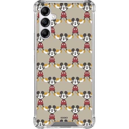 Disney Mickey Mouse Pattern Formation Galaxy A14 5G Clear Case