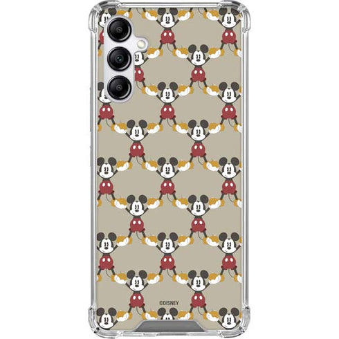 Disney Mickey Mouse Pattern Formation Galaxy A15 5G Clear Case