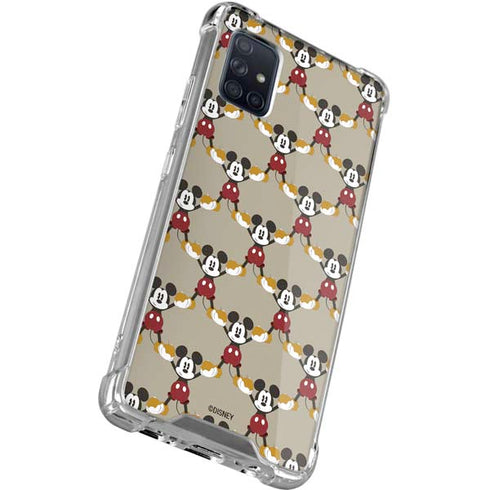 Disney Mickey Mouse Pattern Formation Galaxy A51 5G Clear Case