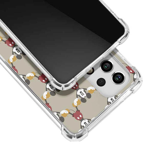Disney Mickey Mouse Pattern Formation Galaxy A53 5G Clear Case