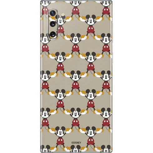 Disney Mickey Mouse Pattern Formation Galaxy Note 10 Skin