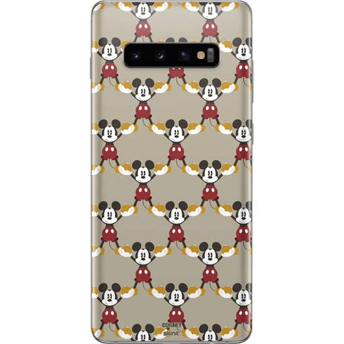 Disney Mickey Mouse Pattern Formation Galaxy S10 Plus Skin