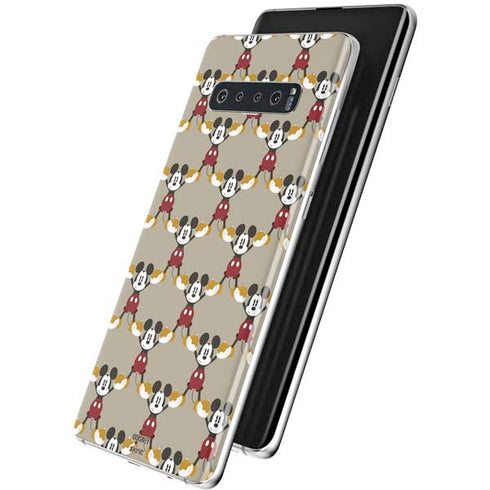 Disney Mickey Mouse Pattern Formation Galaxy S10 Plus Skin