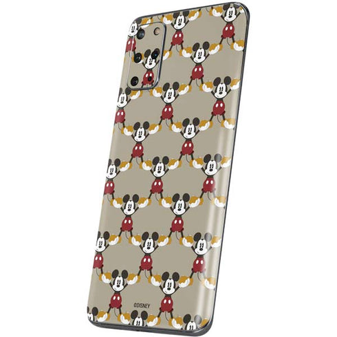 Disney Mickey Mouse Pattern Formation Galaxy S20 Plus Skin