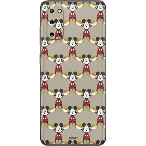Disney Mickey Mouse Pattern Formation Galaxy S20 Skin