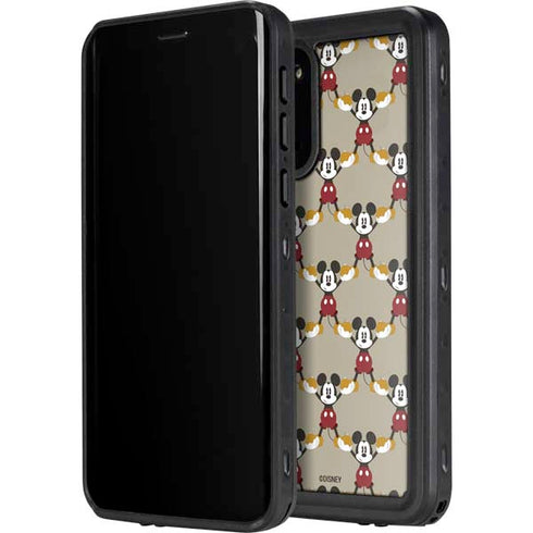 Disney Mickey Mouse Pattern Formation Galaxy S20 Waterproof Case