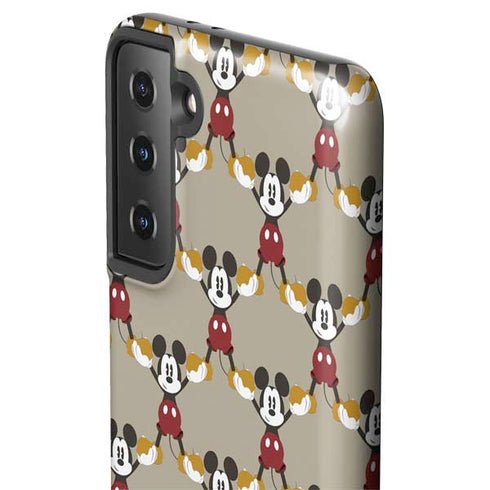 Disney Mickey Mouse Pattern Formation Galaxy S21 FE Pro Case