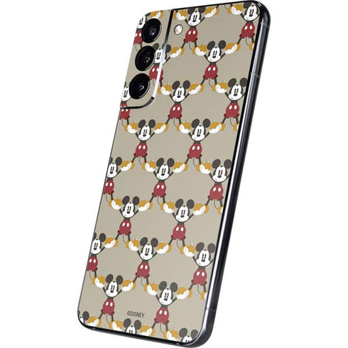 Disney Mickey Mouse Pattern Formation Galaxy S22 Plus Skin