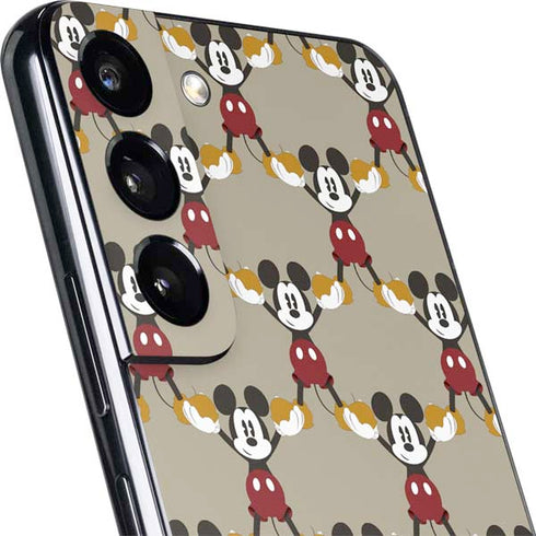Disney Mickey Mouse Pattern Formation Galaxy S22 Plus Skin