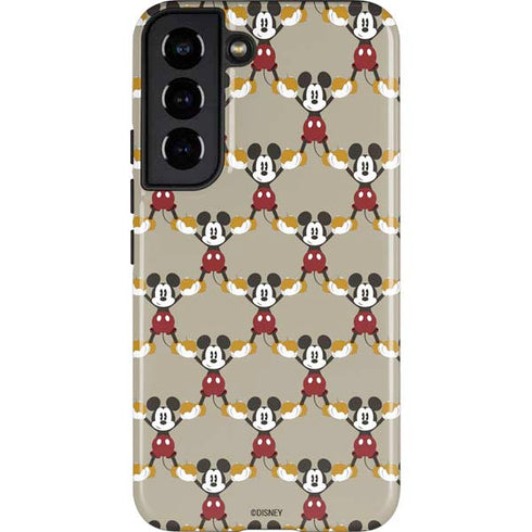 Disney Mickey Mouse Pattern Formation Galaxy S22 Pro Case