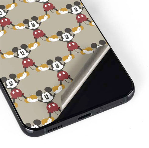Disney Mickey Mouse Pattern Formation Galaxy S22 Skin