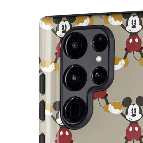 Disney Mickey Mouse Pattern Formation Galaxy S22 Ultra Pro Case